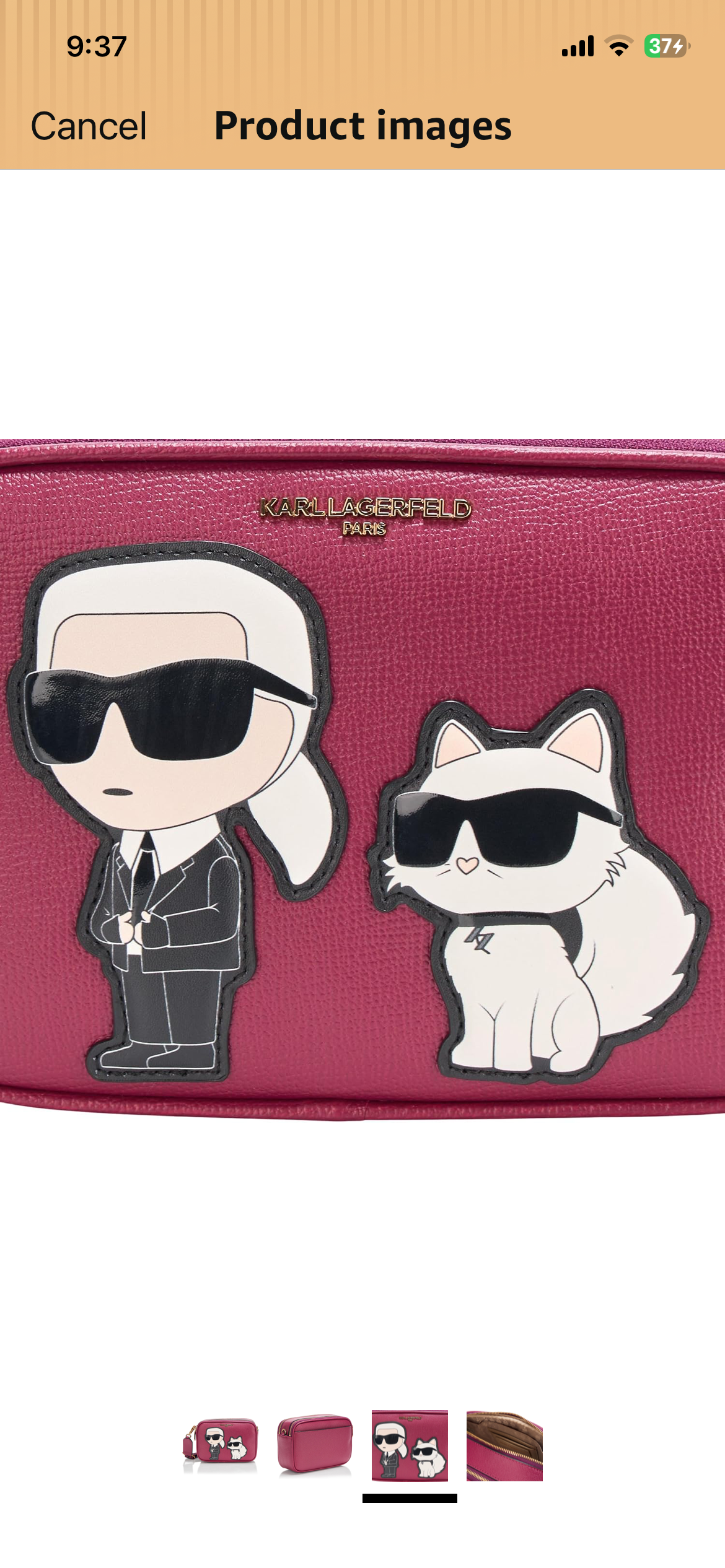 KARL LAGERFELD Women's Maybelle Choupette Crossbody