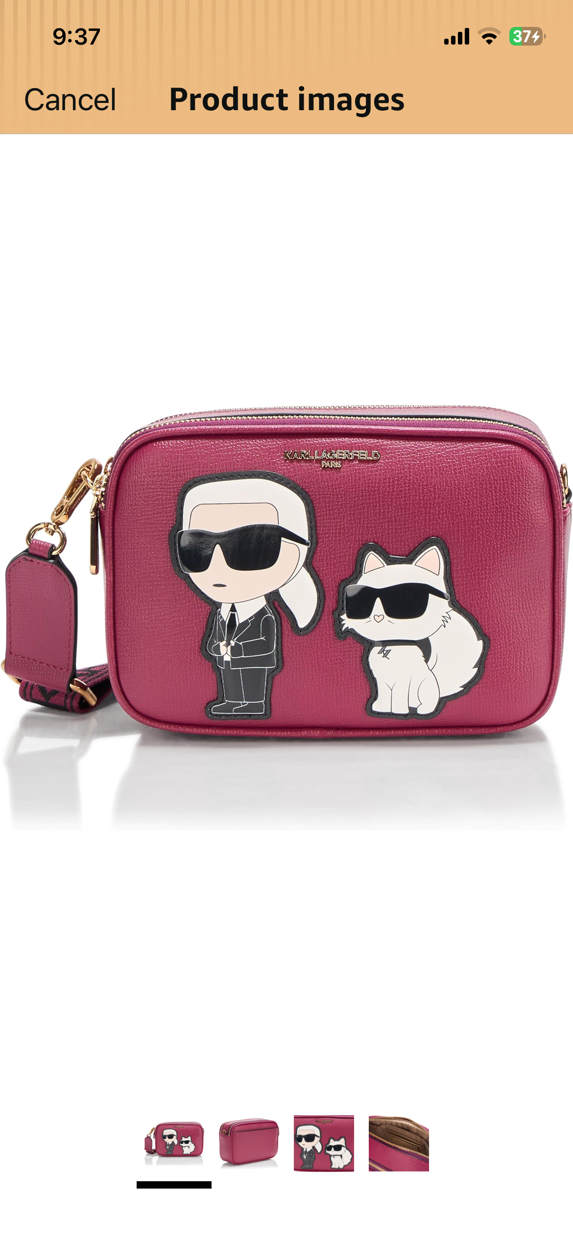 KARL LAGERFELD Women's Maybelle Choupette Crossbody