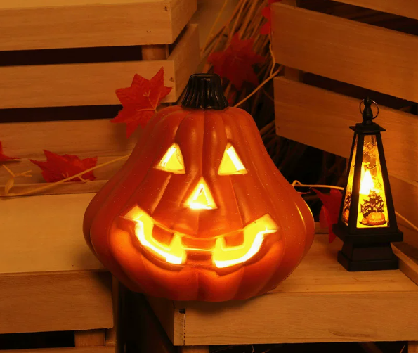 Halloween Pumpkin Lantern Mall Amusement Park Small Beauty Chen Luminous Decoration Prop Decoration